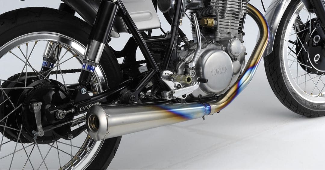 dai'' チタンメガホン MANXタイプとコアーズ　バックステップセット