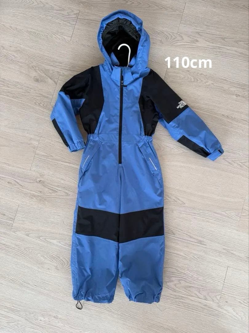 美品　ノースフェイス　子ども用スキーウェア つなぎ　スノーウェア　110サイズ