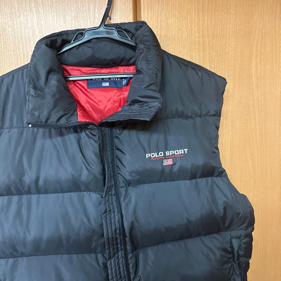 POLO SPORT ダウンベスト ネイビー