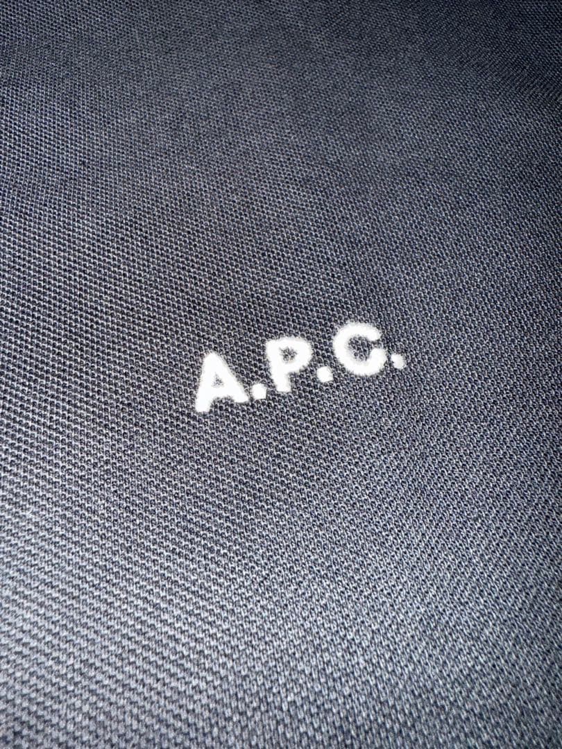 A.P.C. ブラック ポロシャツ L