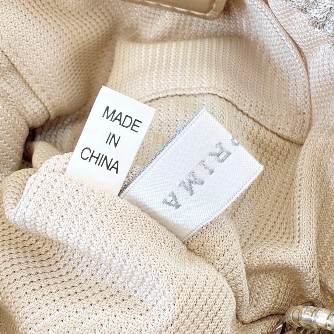 アンテプリマ　ペルラグリッター　3wayハンドショルダーバッグ　シルバーゴールド