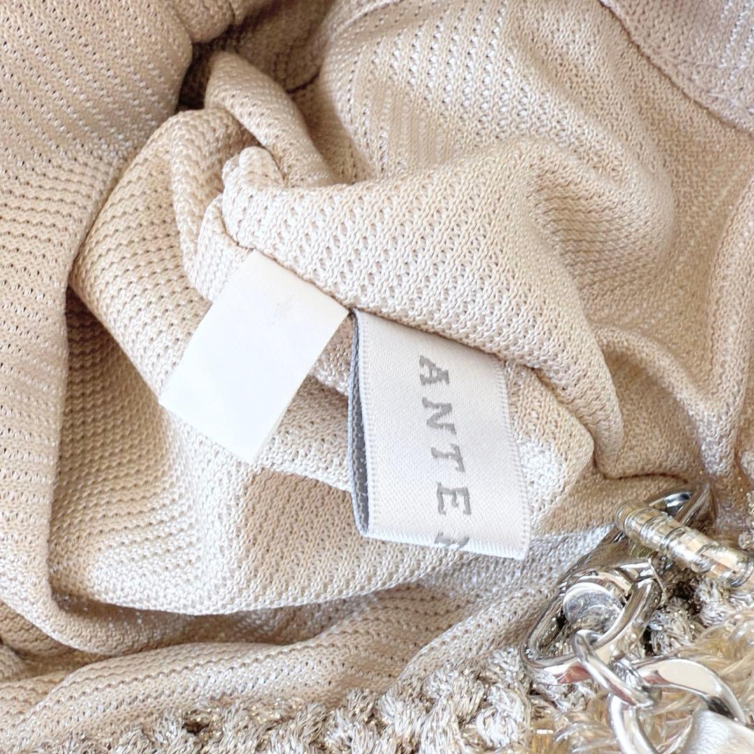 アンテプリマ　ペルラグリッター　3wayハンドショルダーバッグ　シルバーゴールド