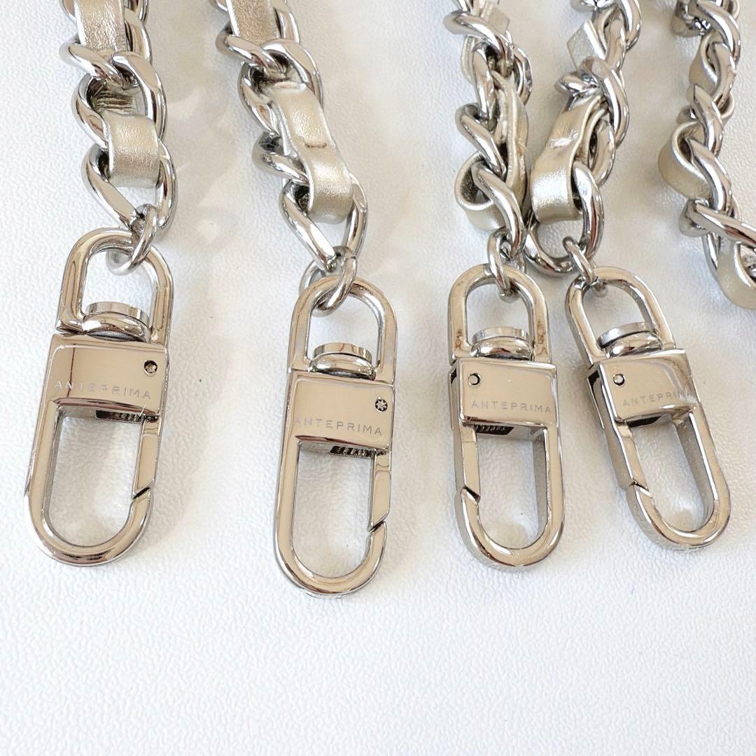 アンテプリマ　ペルラグリッター　3wayハンドショルダーバッグ　シルバーゴールド