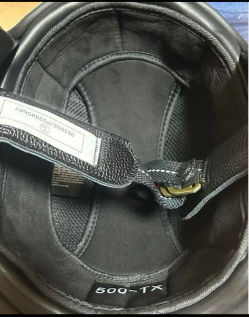 500TXタイプ ジェットヘルメットBUCO tt&co 黒、ブラック、XXL