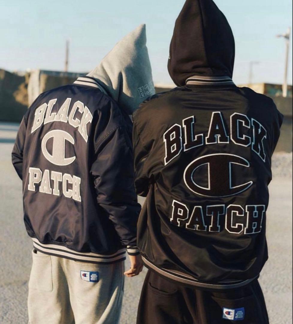 なななな！BLACK EYE PATCH×CHAMPIONコラボスタジャン