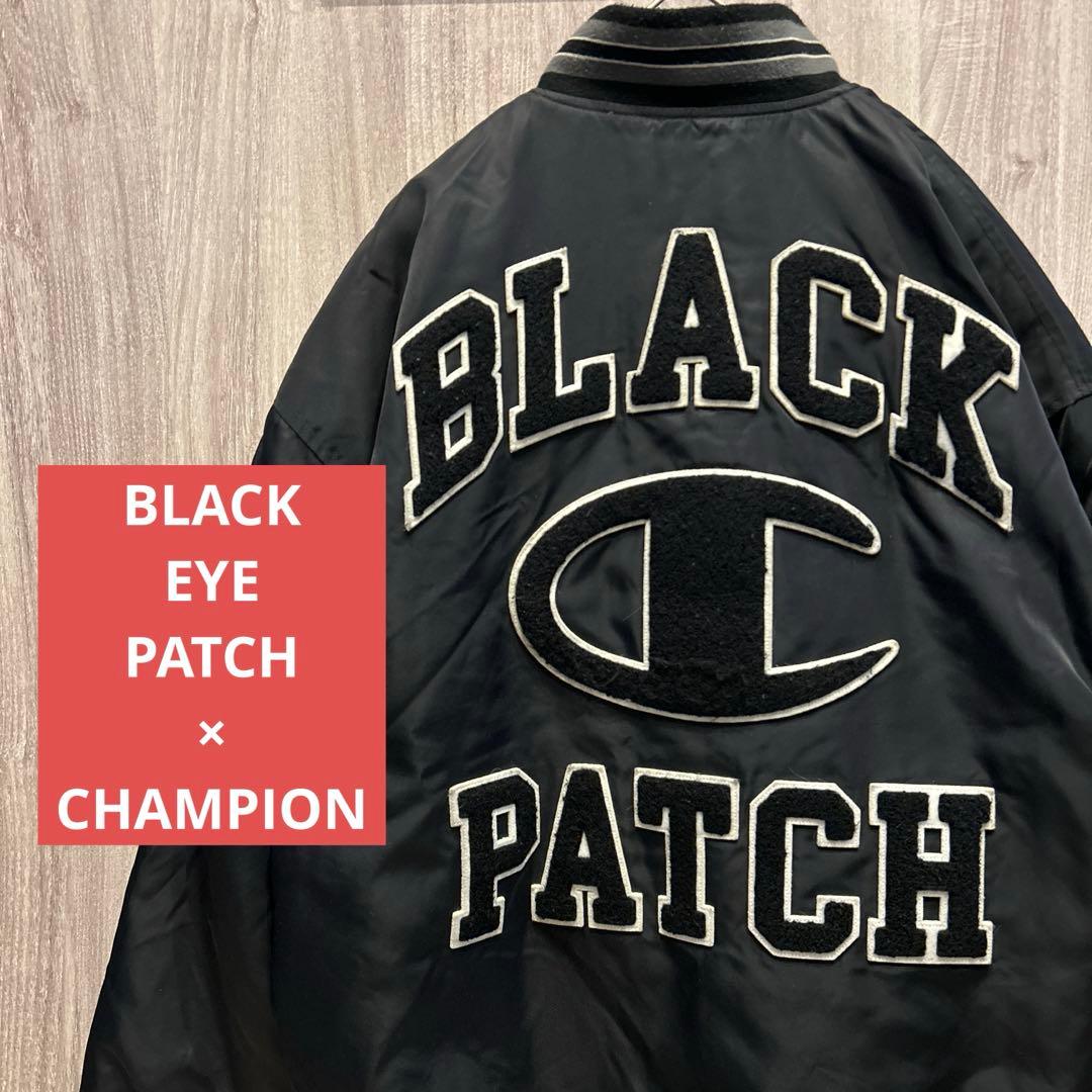 なななな！BLACK EYE PATCH×CHAMPIONコラボスタジャン