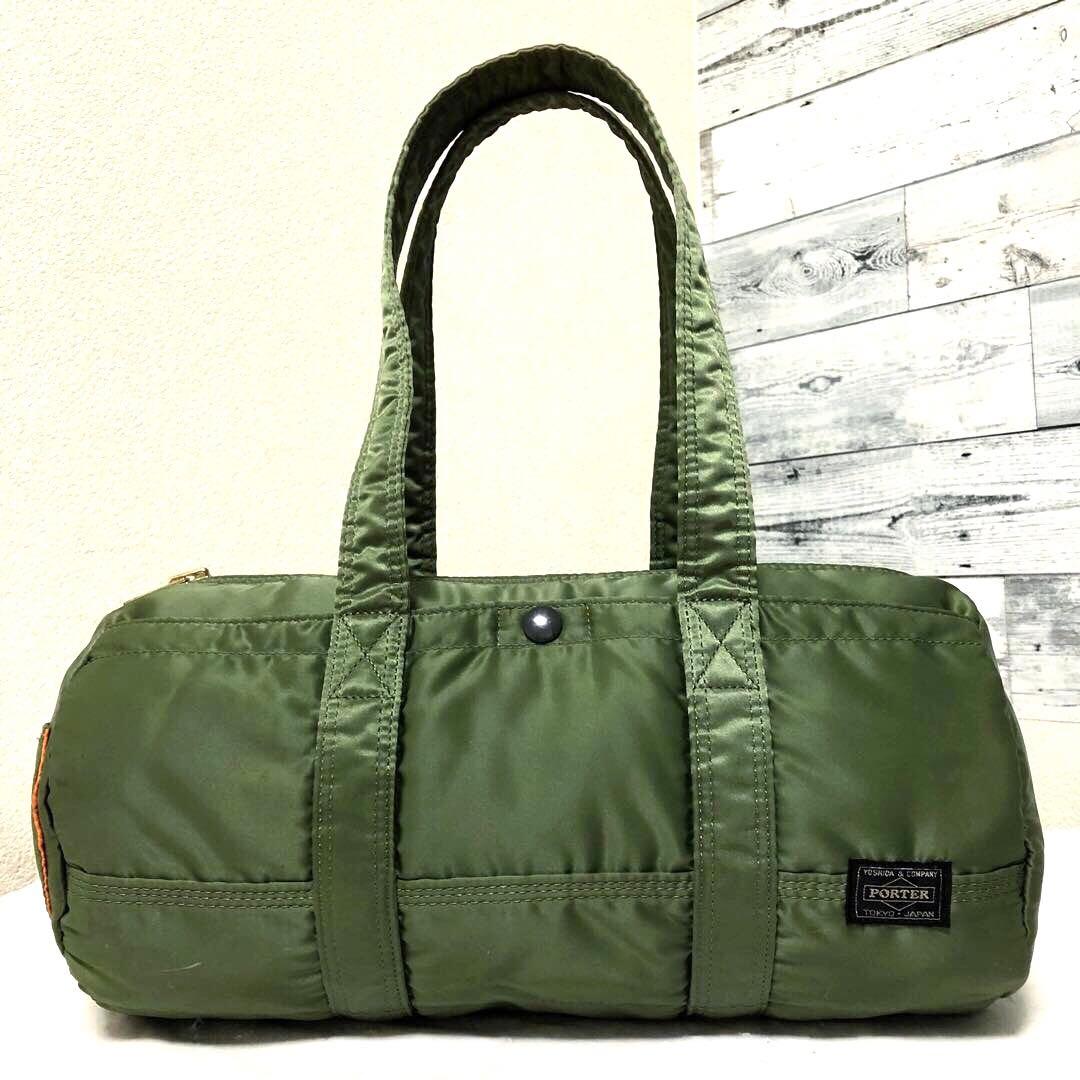 極美品✨希少 ポーター タンカー ミニボストンバッグL セージ 吉田カバン