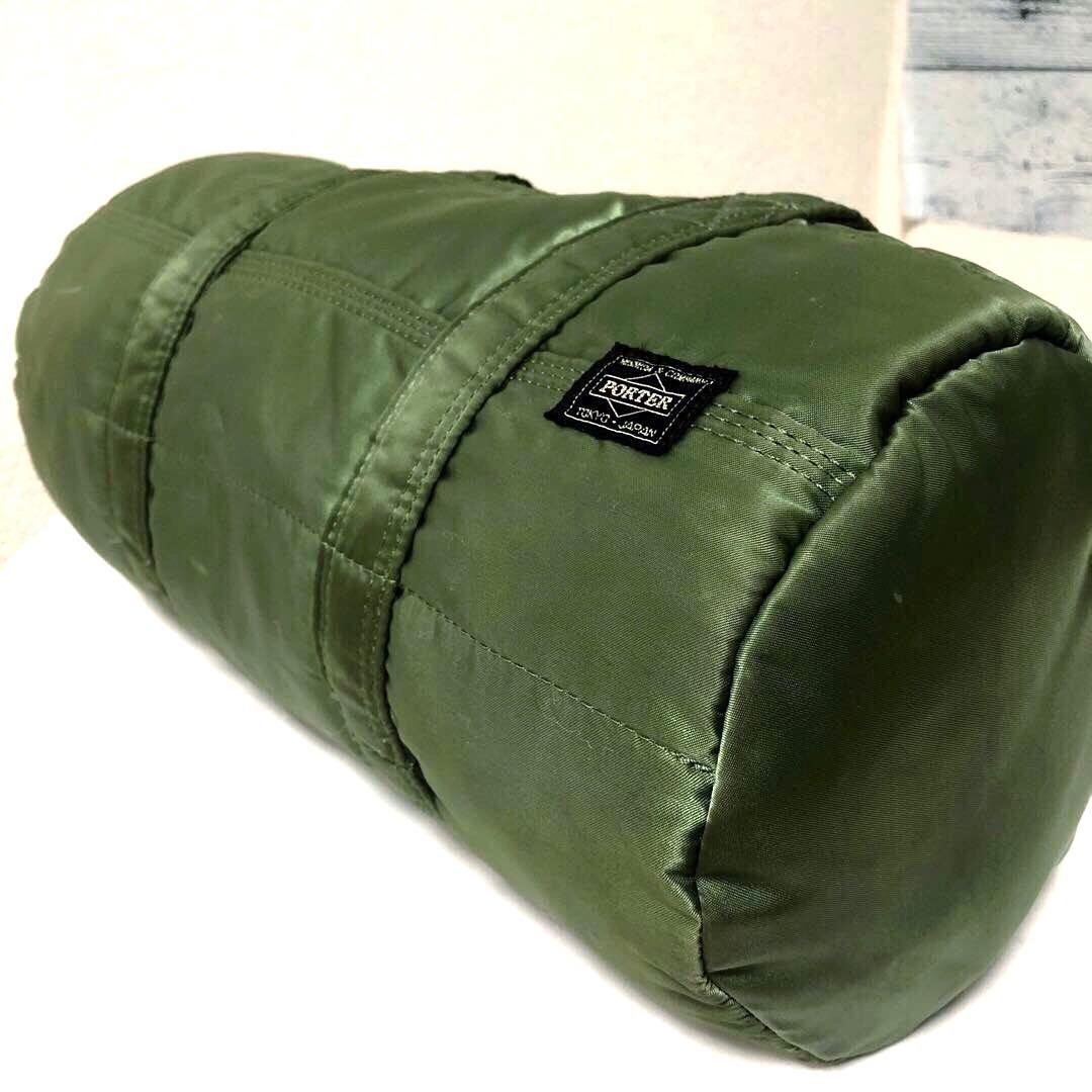 極美品✨希少 ポーター タンカー ミニボストンバッグL セージ 吉田カバン
