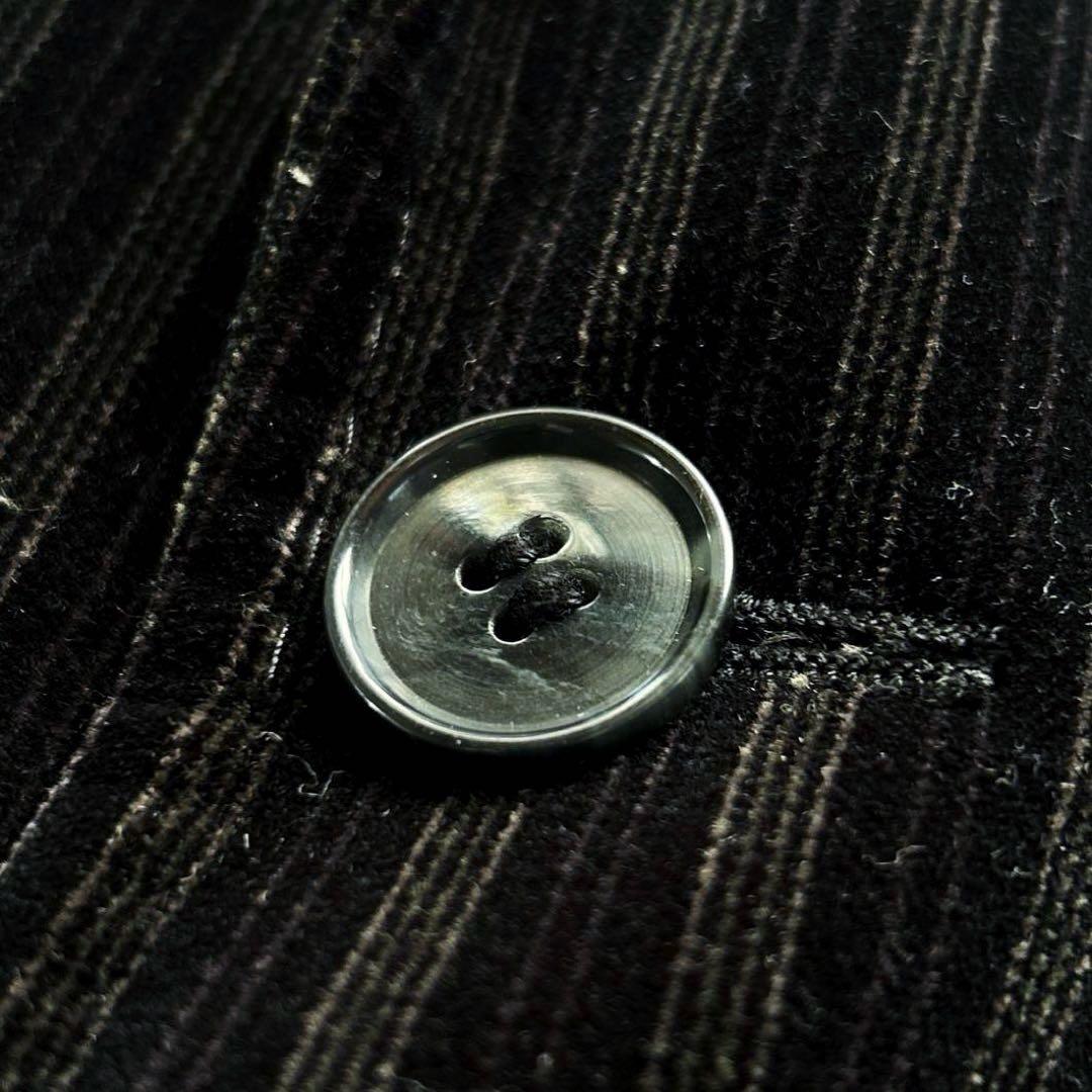 DOLCE&GABBANA ドルガバ ベロア生地 2B テーラードジャケット