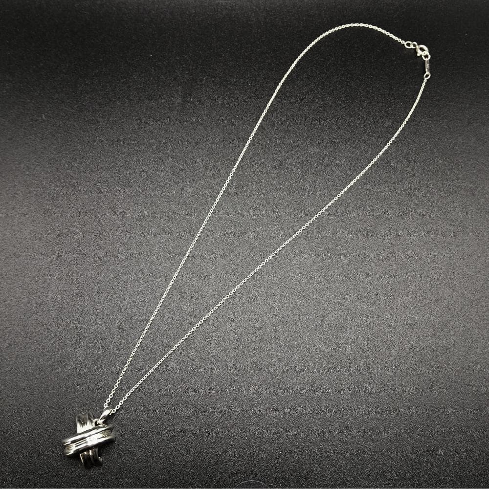 TIFFANY & Co. SV925 シグネーチャー クロスネックレス