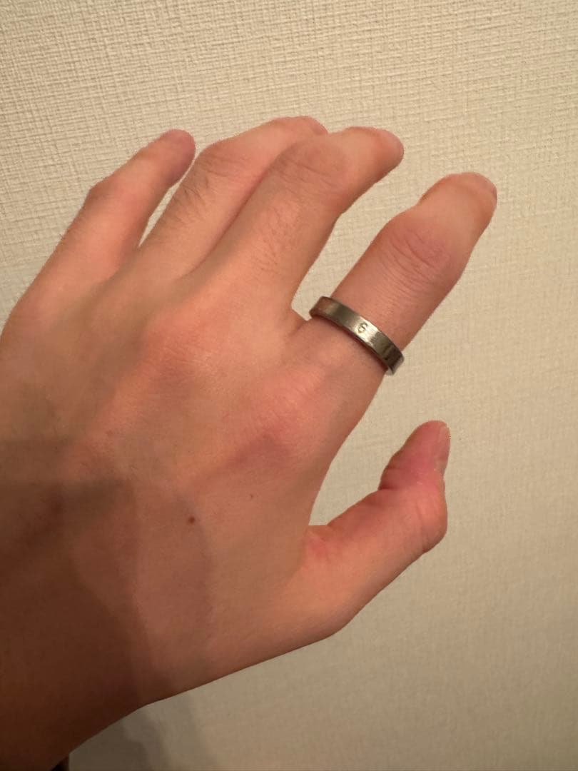 mm6 maison margiera ロゴリング Mサイズ