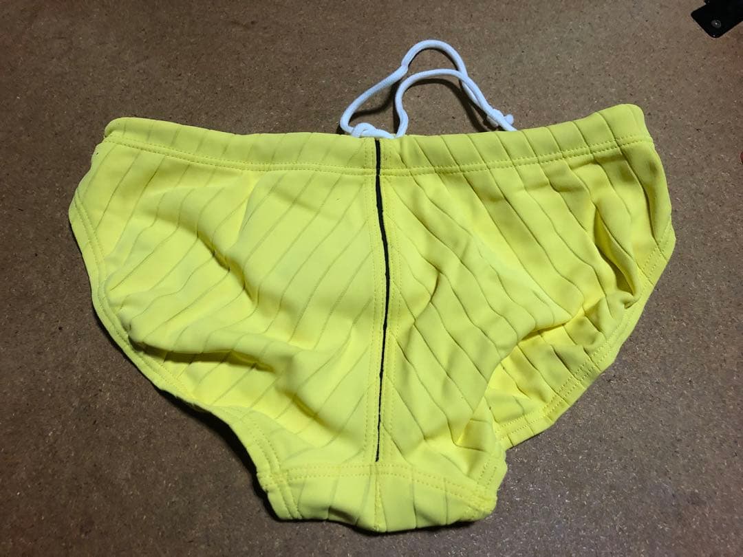 arena rimic double mat-fイエロー 競泳水着 SS