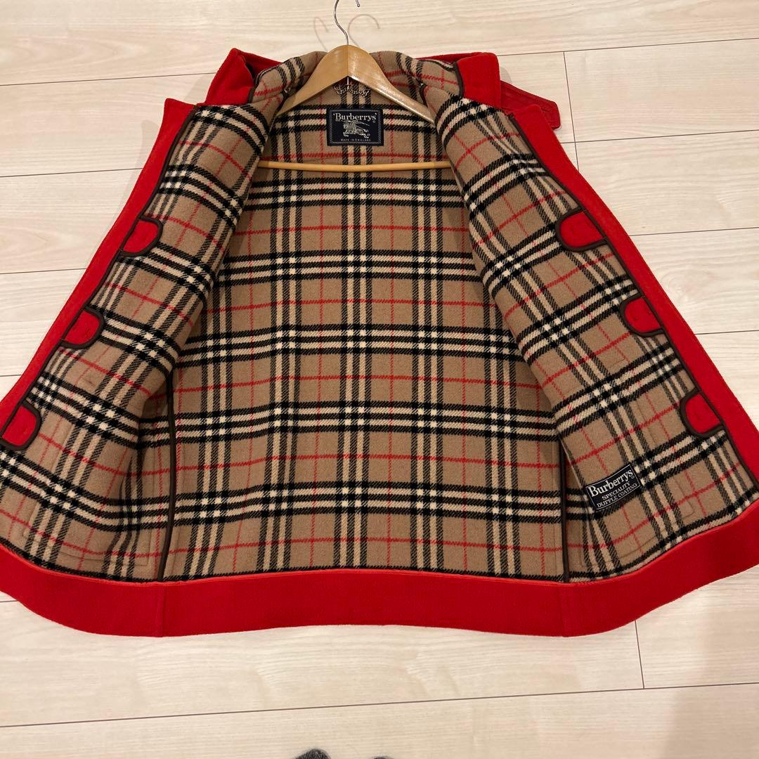 BURBERRY　ダッフルコート　ウール　英国製　ハーフ丈　L相当