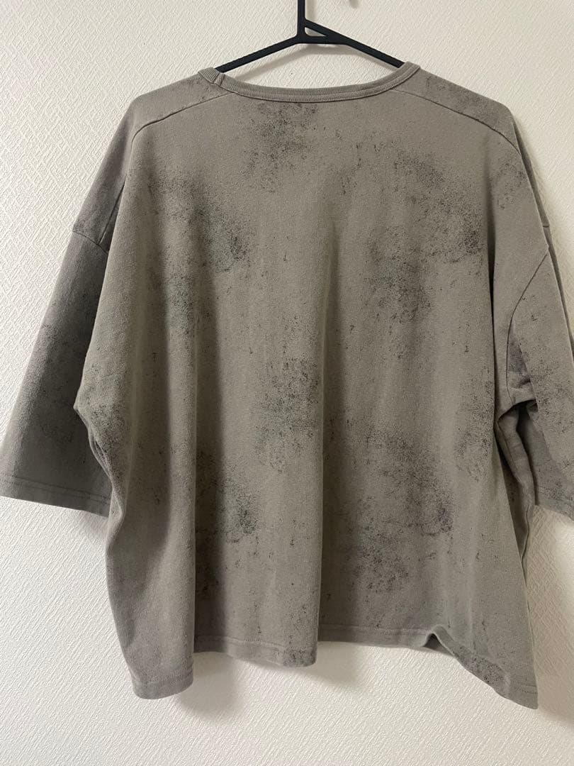 グレー グラフィックプリント Tシャツ M グランシー