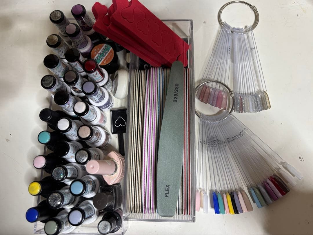 大量ジェルネイルセット（3級検定セット）