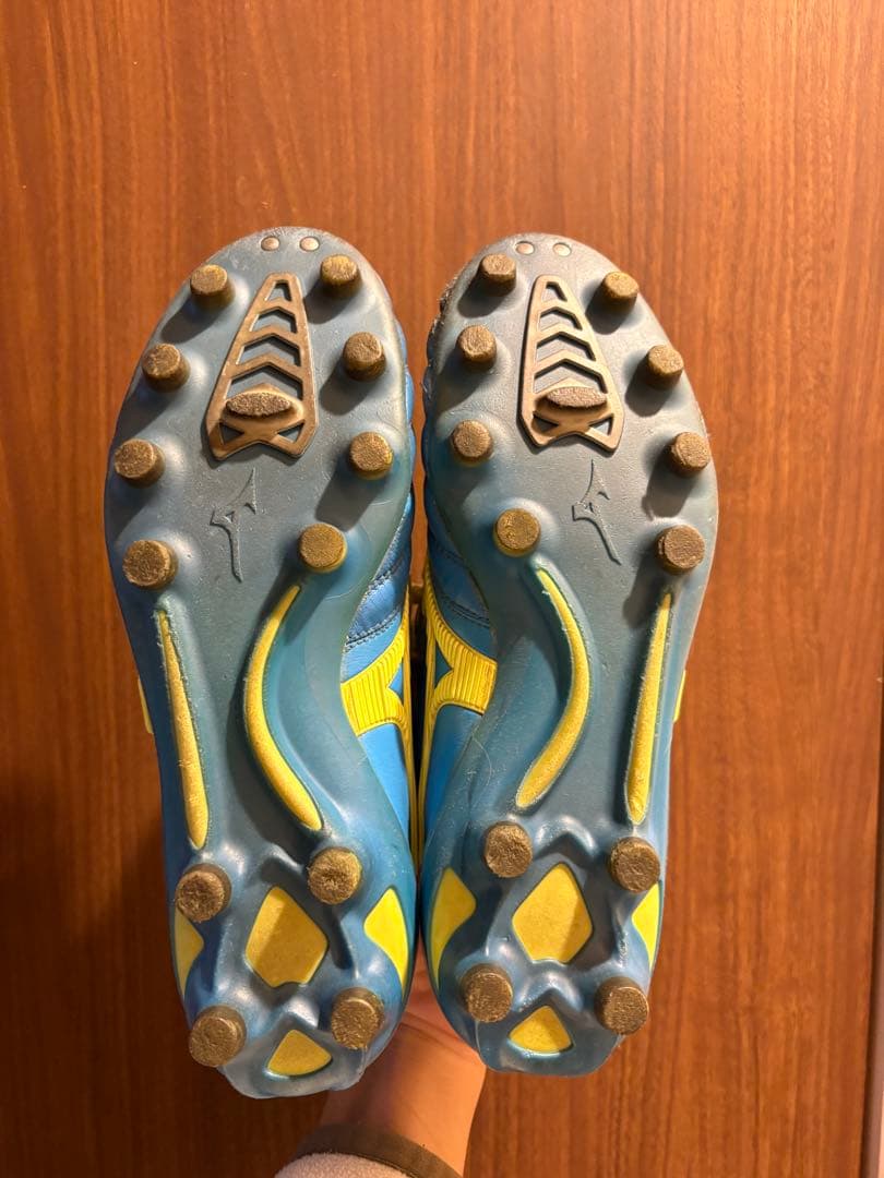 Mizuno モレリアネオ　青/黄