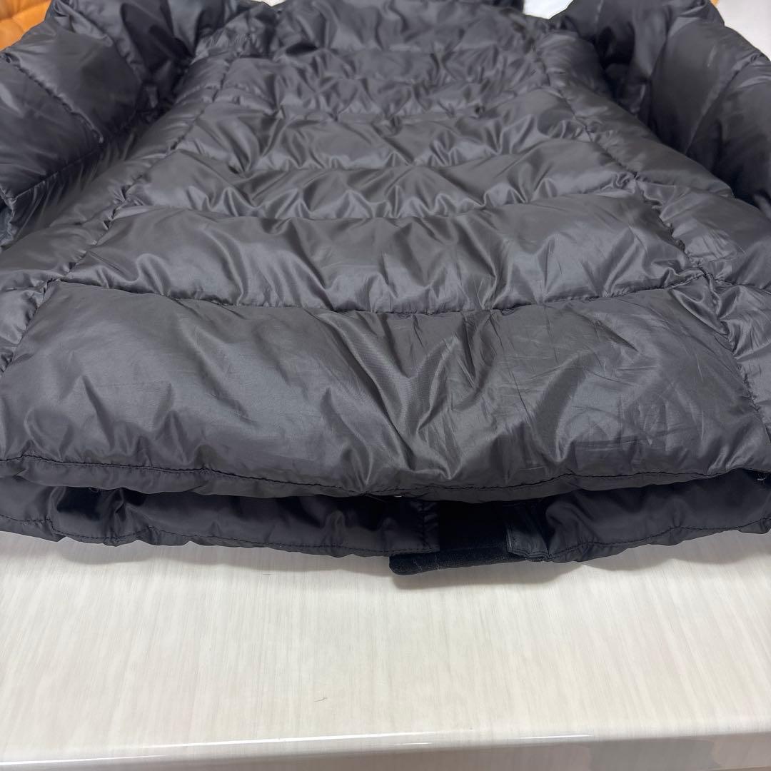 COACH ロングダウンコート ダウン フード ファー付 XSブラック黒