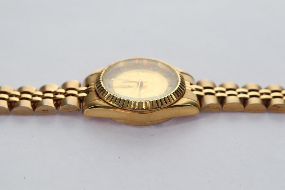 ◆RODANIA メープルリーフ金貨時計 ウォッチ 腕時計 09132