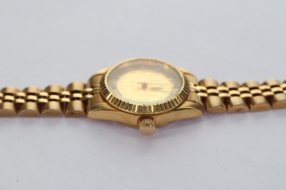 ◆RODANIA メープルリーフ金貨時計 ウォッチ 腕時計 09132