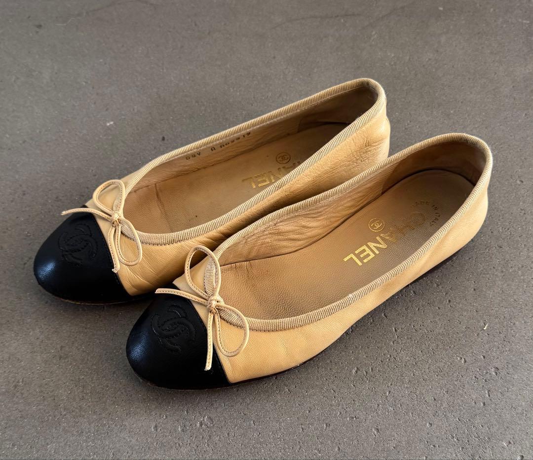 CHANEL バレリーナ バレエシューズ 34