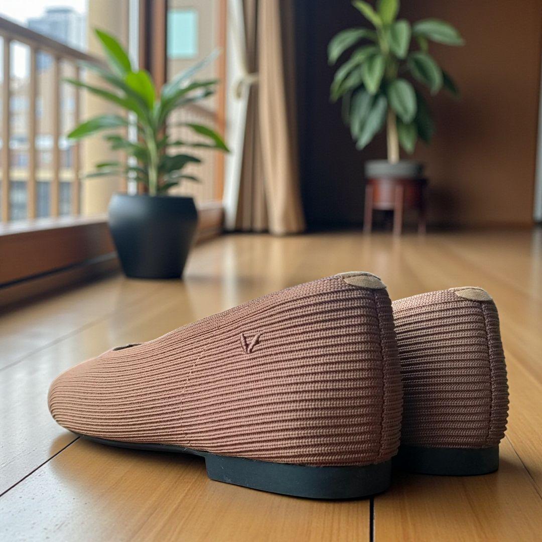 VIVAIA スクエアトゥフラットシューズ パンプス 39