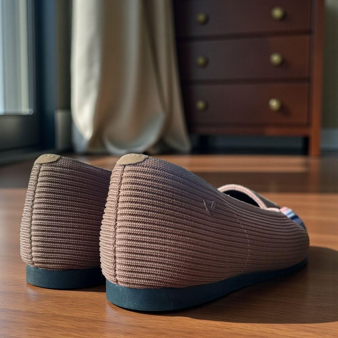 VIVAIA スクエアトゥフラットシューズ パンプス 39