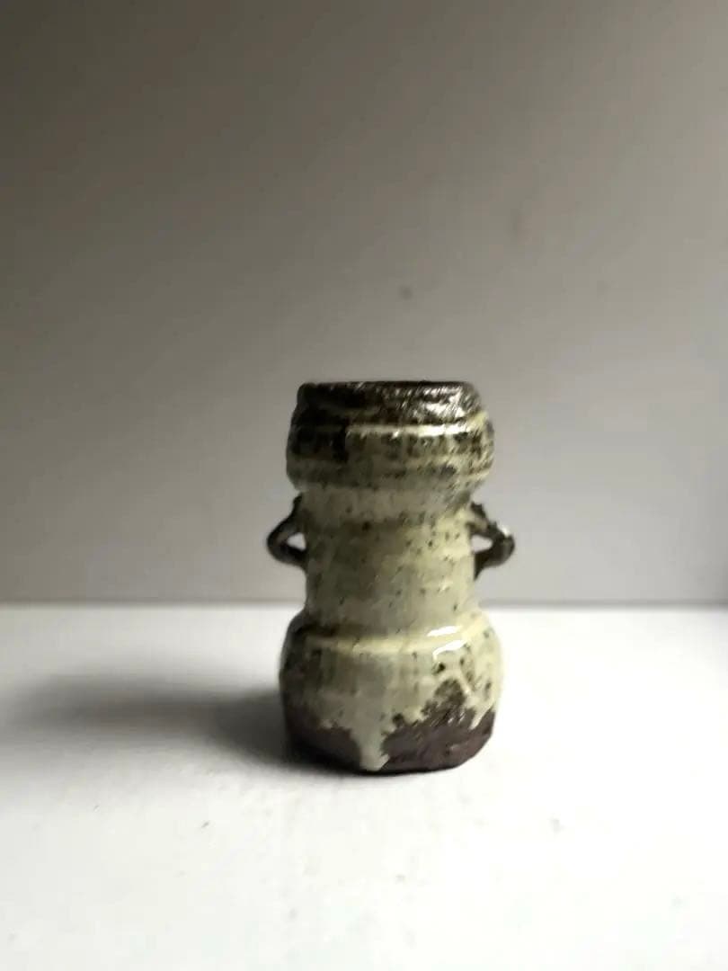 857 田中佐次郎 山瀬窯 朝鮮唐津花入 唐津焼 茶道 茶道具 美品 希少