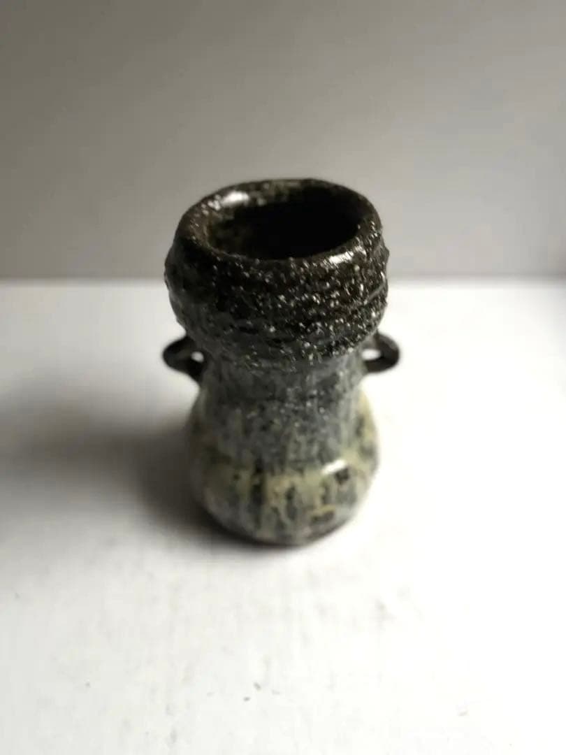 857 田中佐次郎 山瀬窯 朝鮮唐津花入 唐津焼 茶道 茶道具 美品 希少