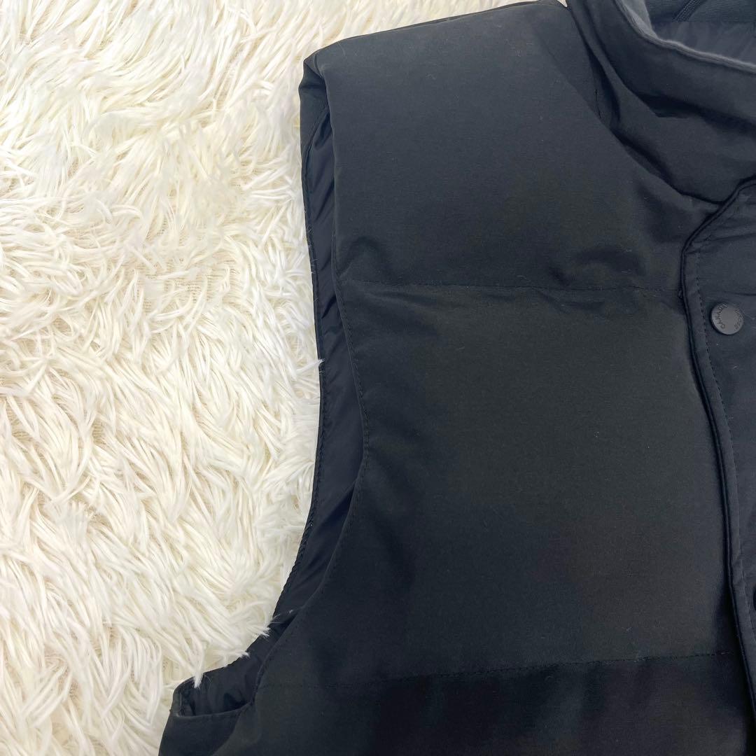 【極美品/希少】カナダグース ギャルソンベスト ブラックレーベル 黒 Sサイズ