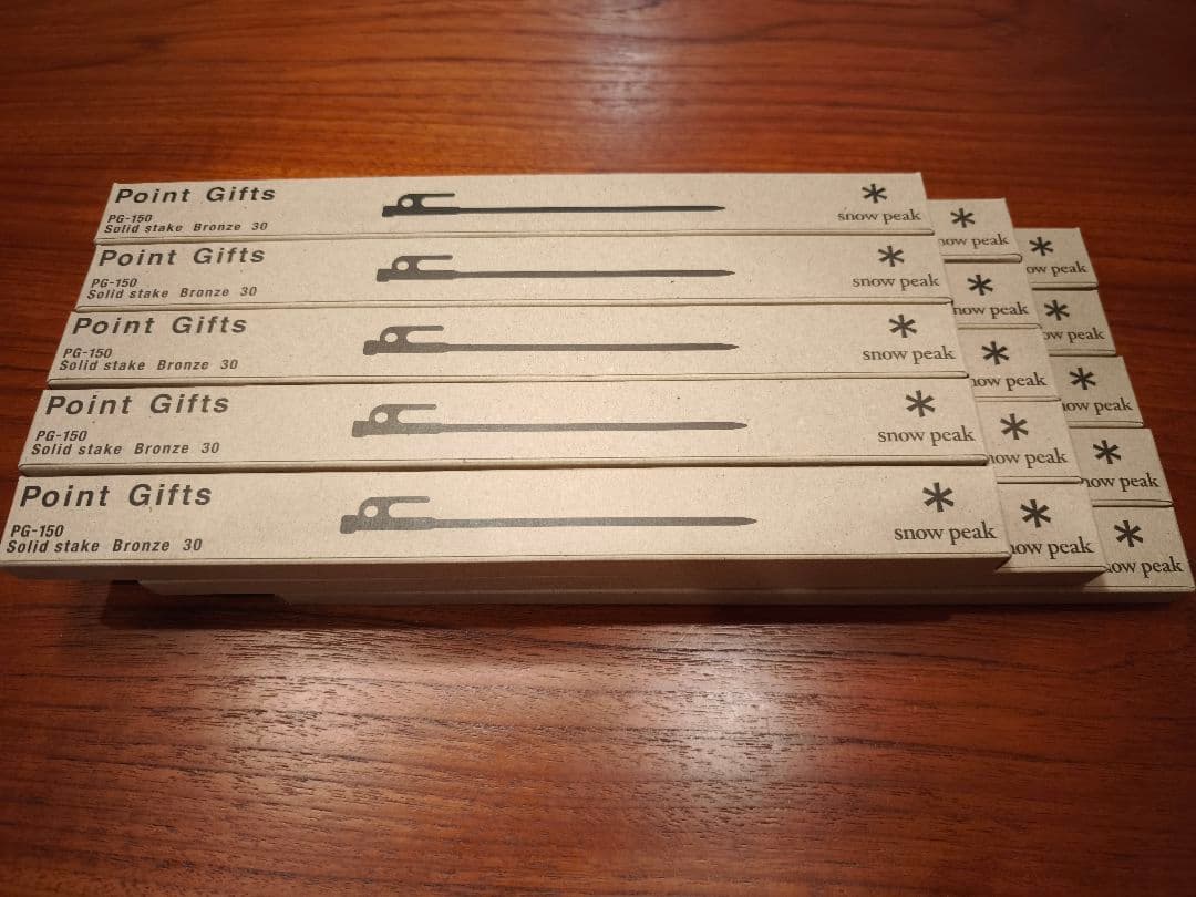  peak ソリッドステーク ブロンズ30 15本セット