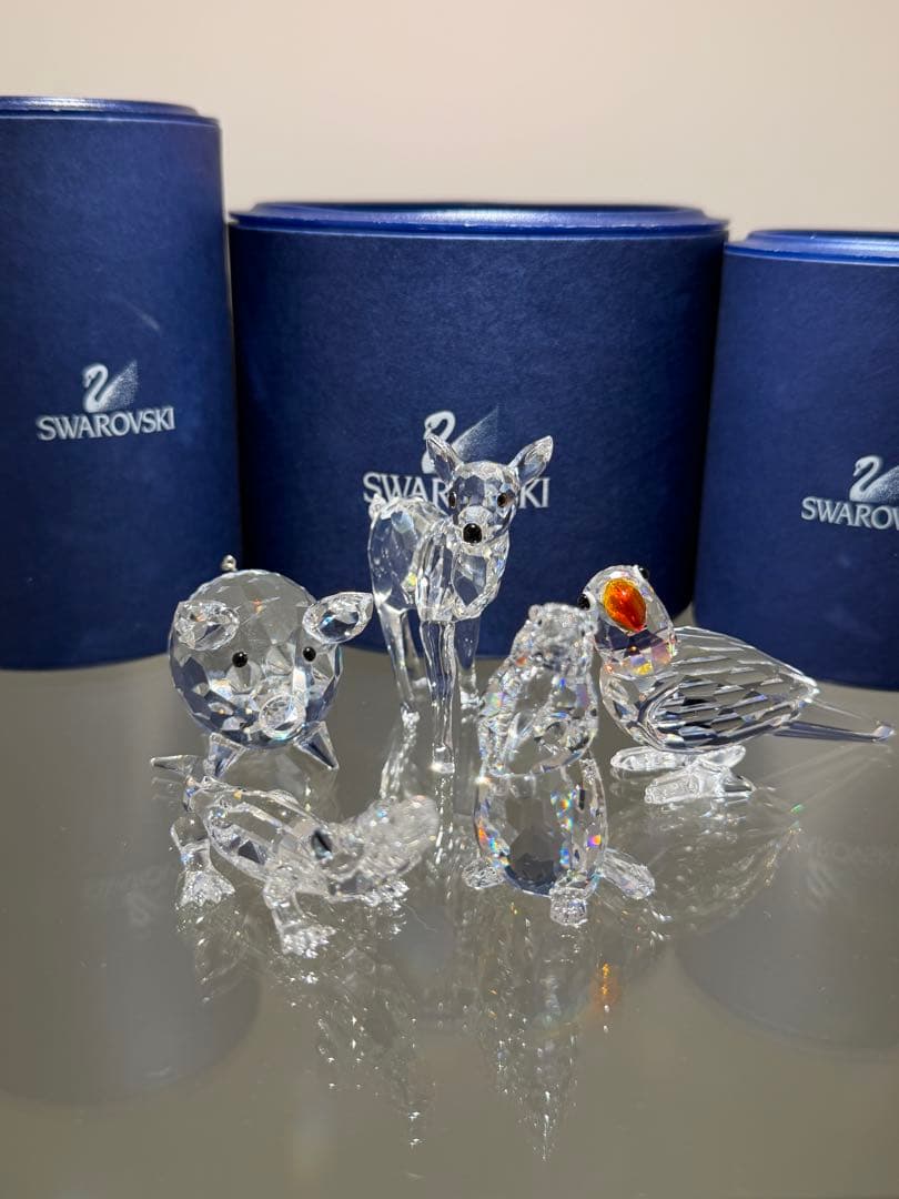 Swarovski クリスタル　動物　まとめ売り　5体セット