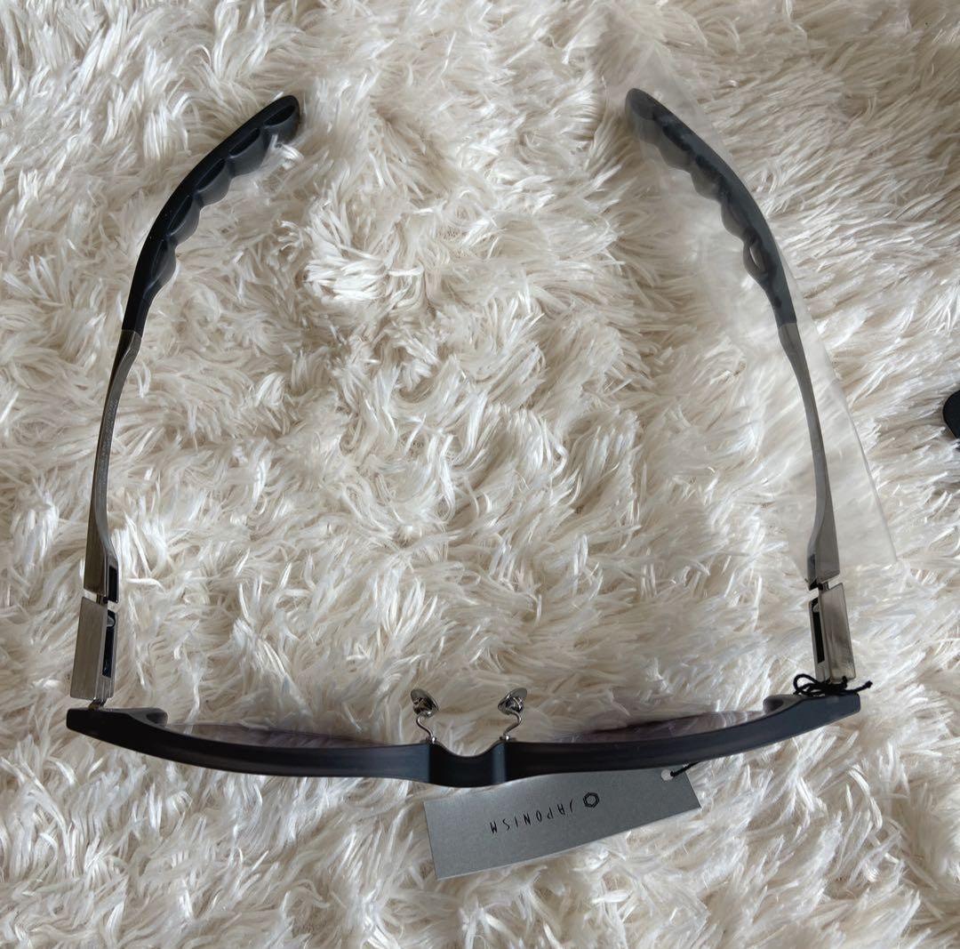 ♠マロ助様【ジャポニスム】✨新品未使用　偏光サングラス　チタニュウム　鯖江　黒