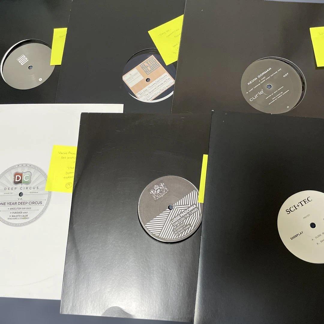 techno/techhouse/minimal中心未使用レコード30枚A