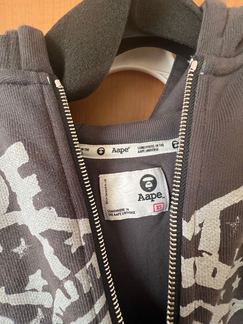 AAPE MAIN ZIP UP HOODIE ジップパーカー　フーディー