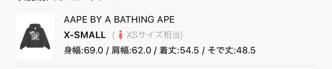 AAPE MAIN ZIP UP HOODIE ジップパーカー　フーディー