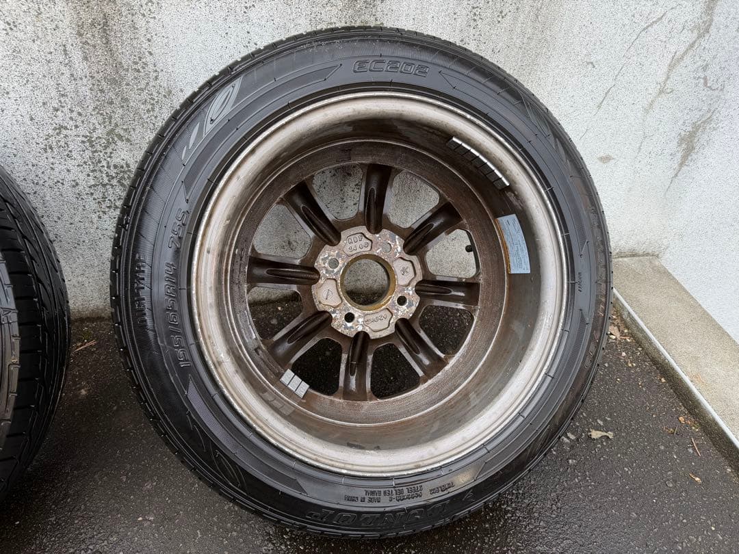 ②必ず4本セットでの購入でお願いします RSワタナベ 14インチ　ホイールセット