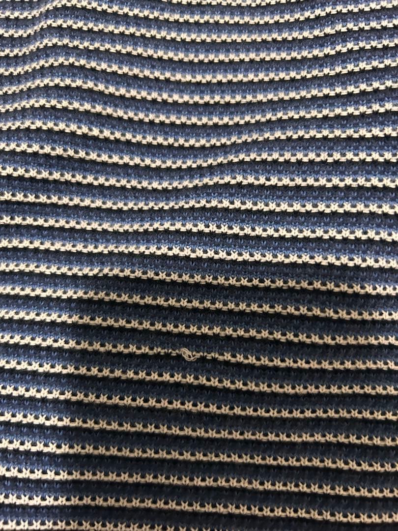 PRADA 18ssラバーワッペン 半袖 ブルー ポロシャツ　サイズ46