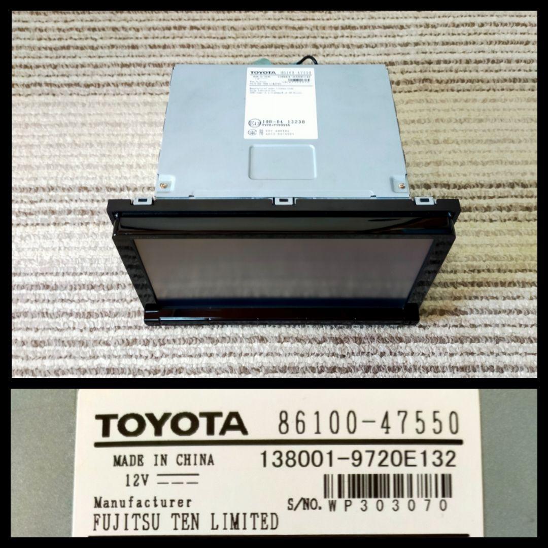 トヨタ 純正 SDナビ DSZT-YC4T フルセグ ナビロック解除済み B13