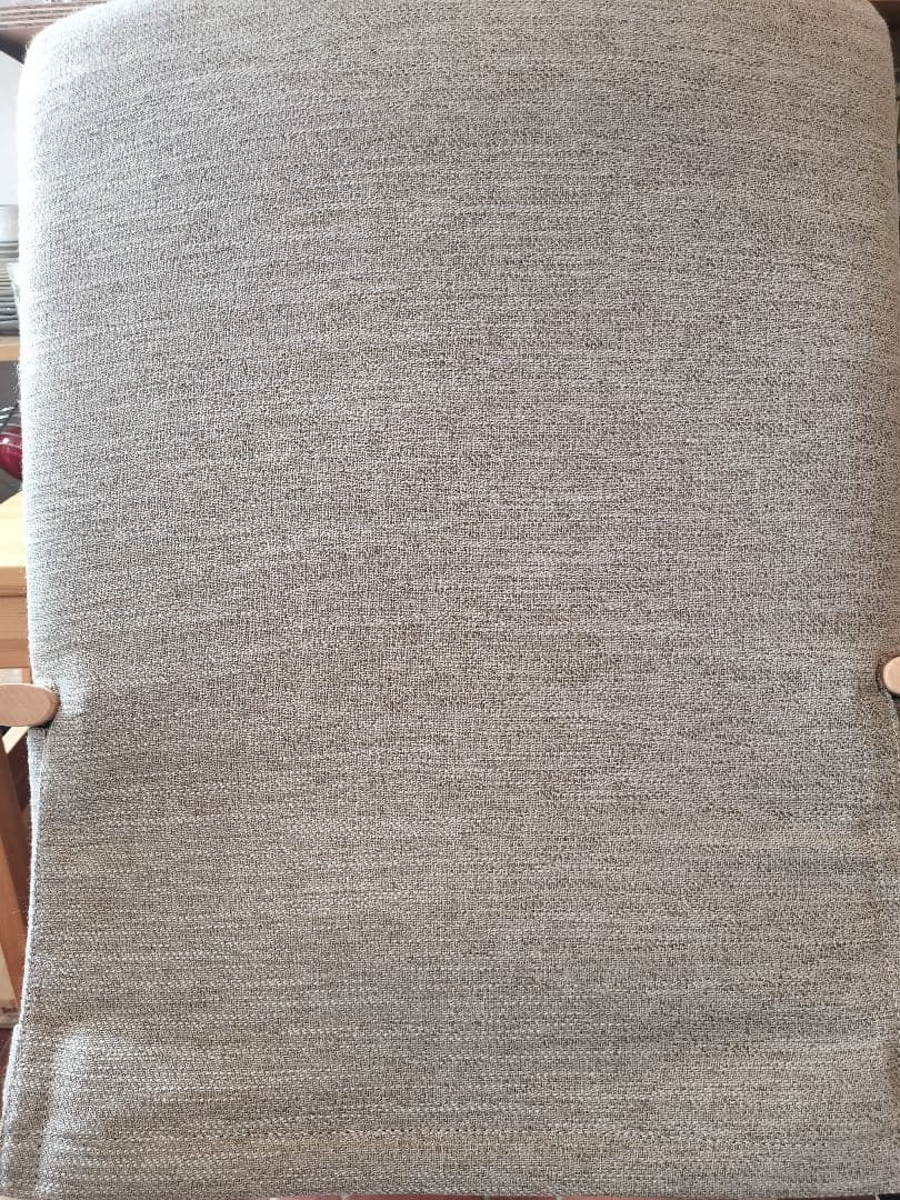 美品 ニトリ 天然木製 Dコタツチェア プライウッド アームチェア 布張り