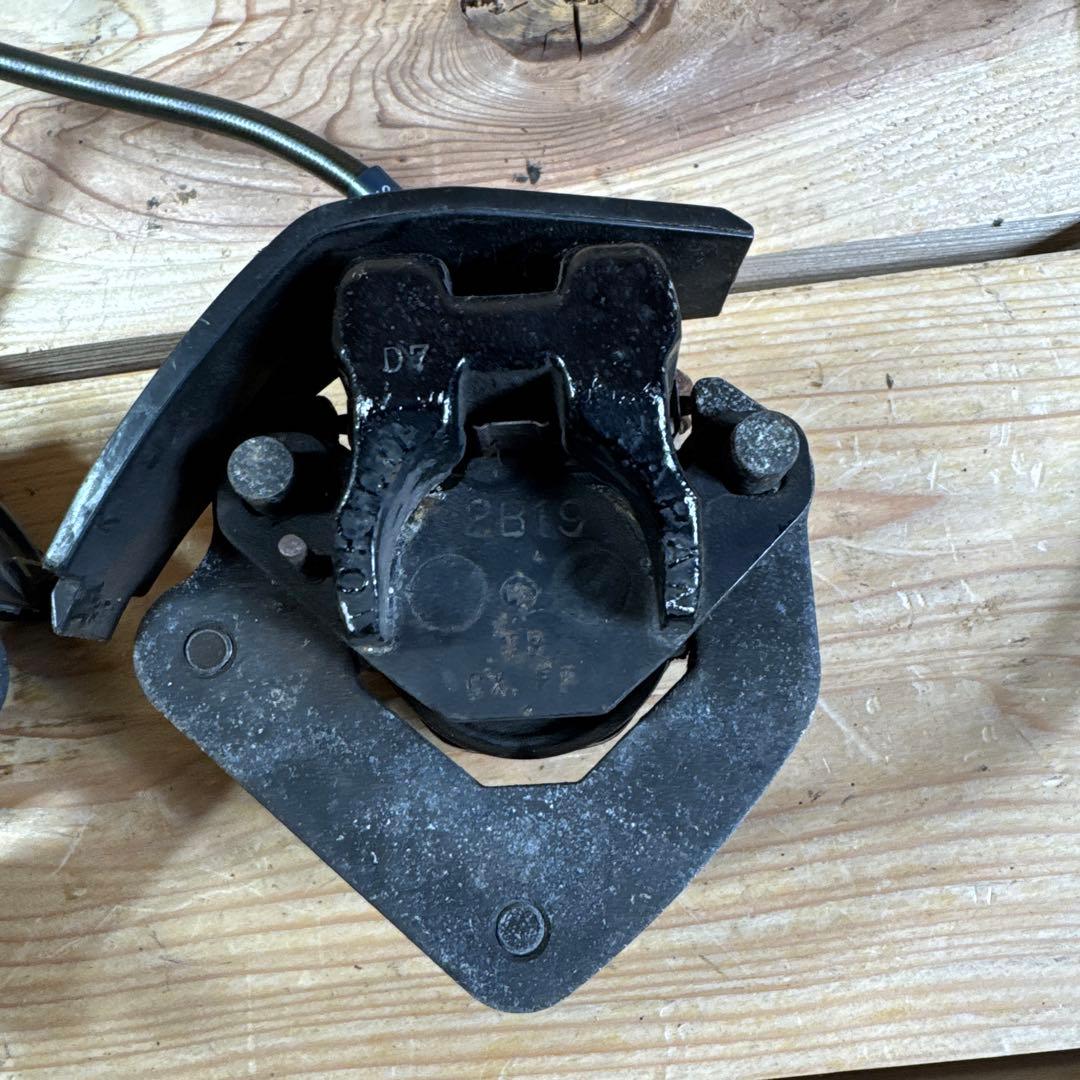 【当時物】純正gs400 gsx400f ダブルキャリパーニッシンマスターセット