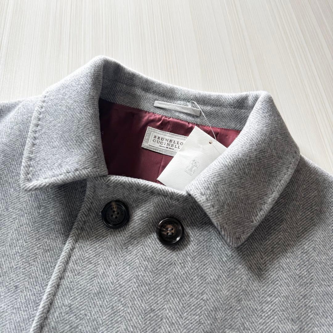 Q26★極美品★21-22AW★極上カシミヤ混 キャバンコート ブルネロクチネリ