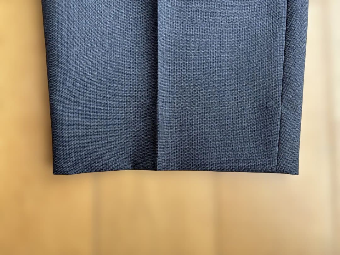 Steven Alanウール オックスフォード ツープリーツ ドレストラウザーズ