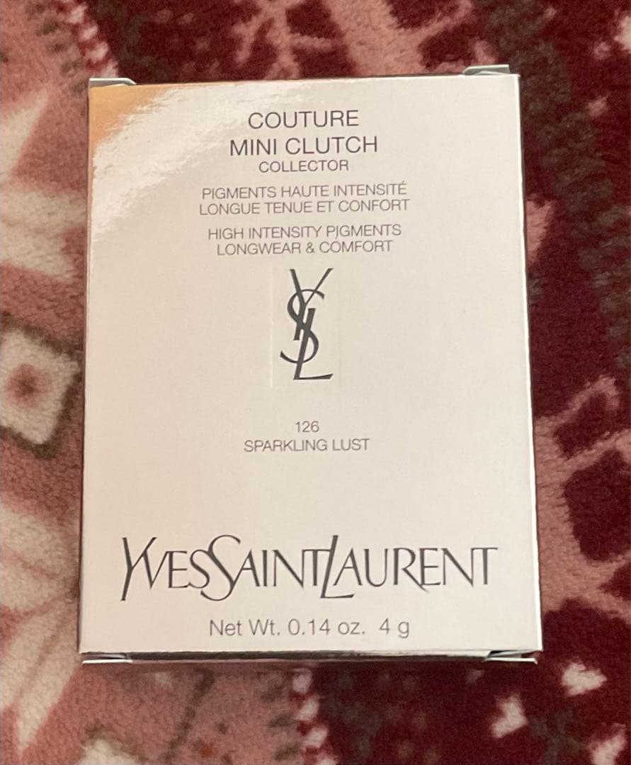 イヴサンローラン YSL クチュールミニクラッチ 126 スパークリング ラスト