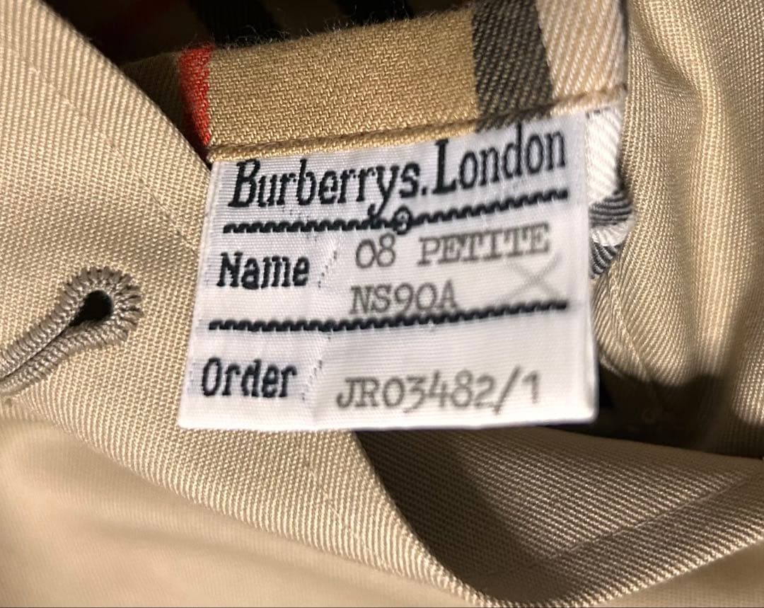 Burberrys ベージュ トレンチコート ノバチェック 腰紐付き 8号
