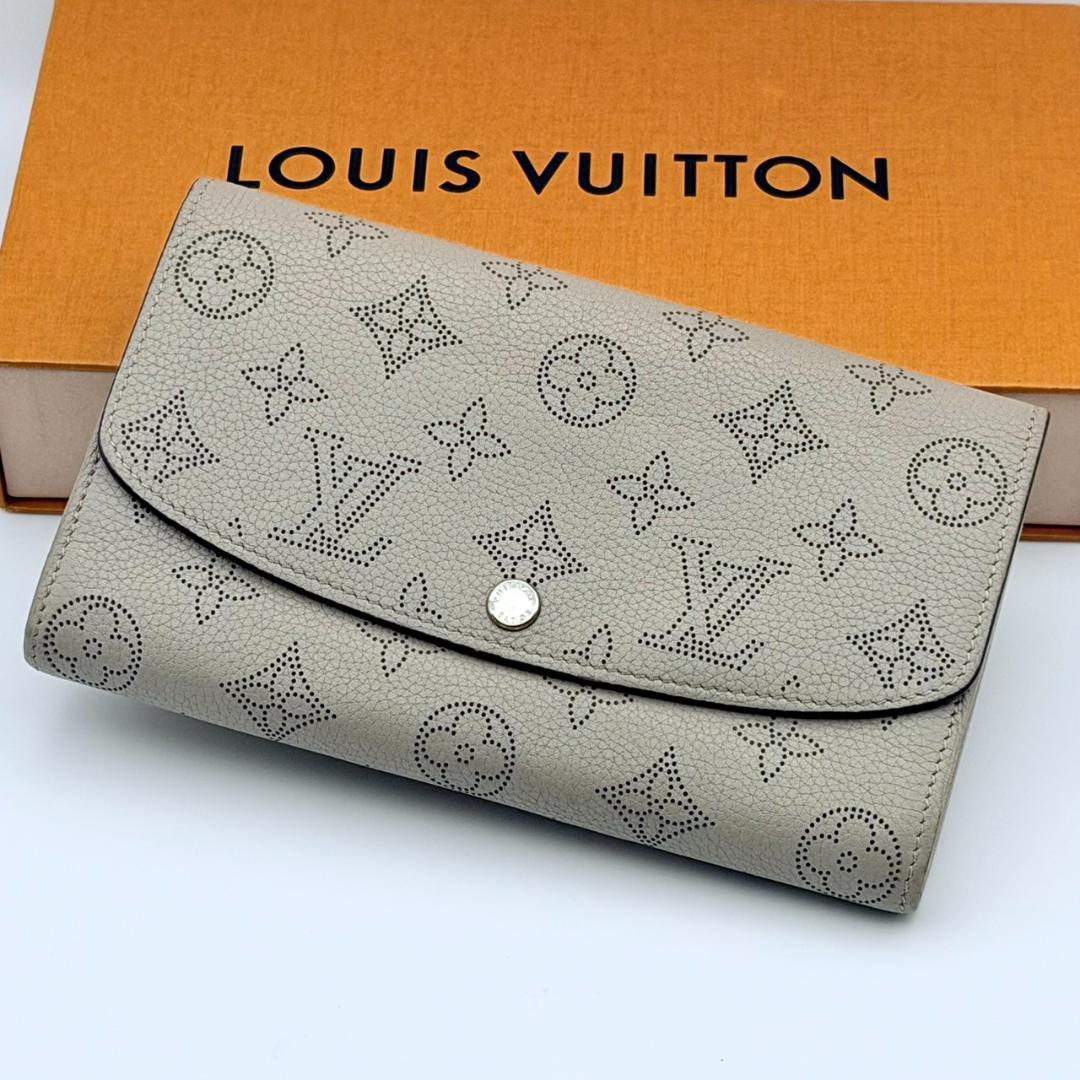 ルイヴィトン マヒナ ポルトフォイユ イリス ガレ 二つ折り長財布