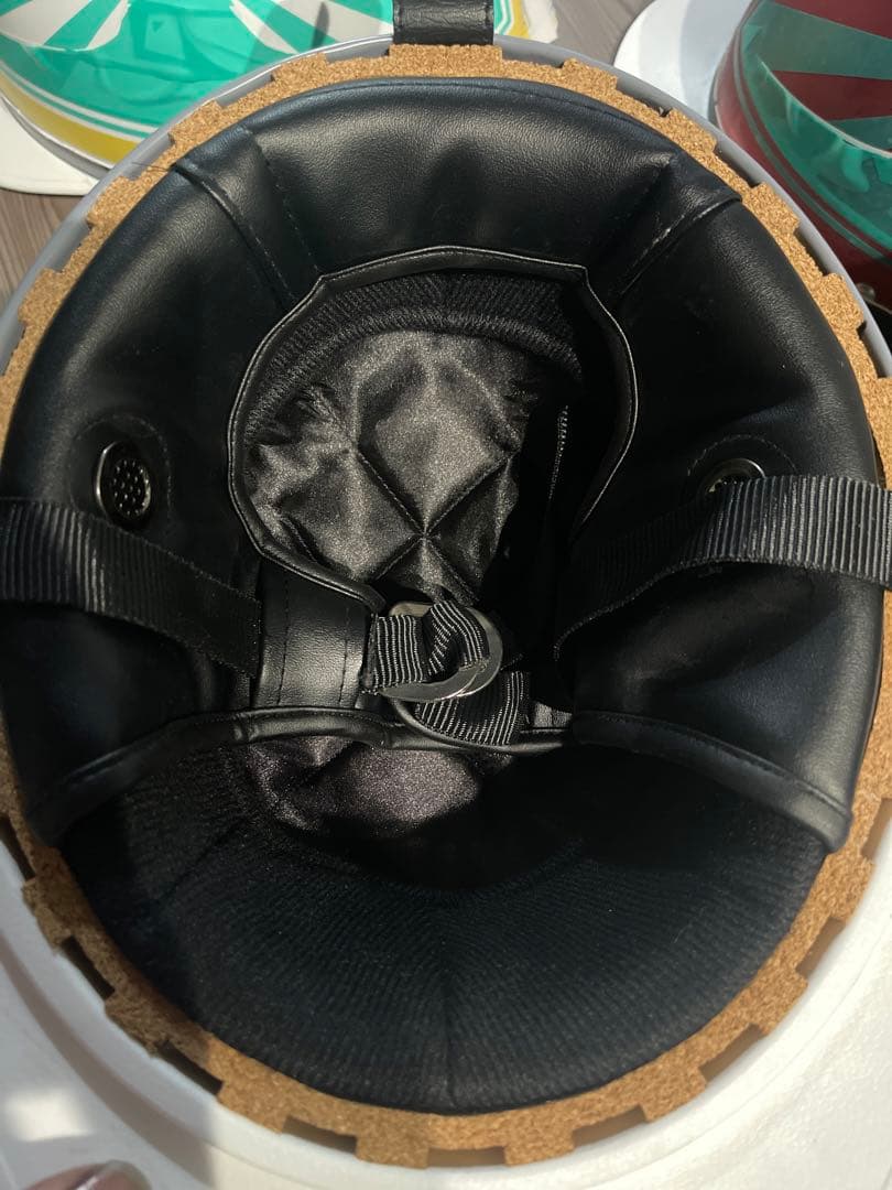 富士日章 コルク半 ヘルメット 旧車會 暴走族 アルフィン 三段シート 旭風防