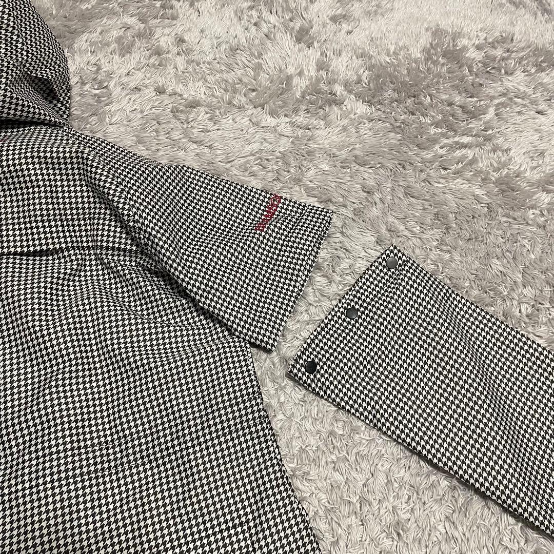 ビームスゴルフ　ギンガムチェックレインコート　サイズM 2WAY