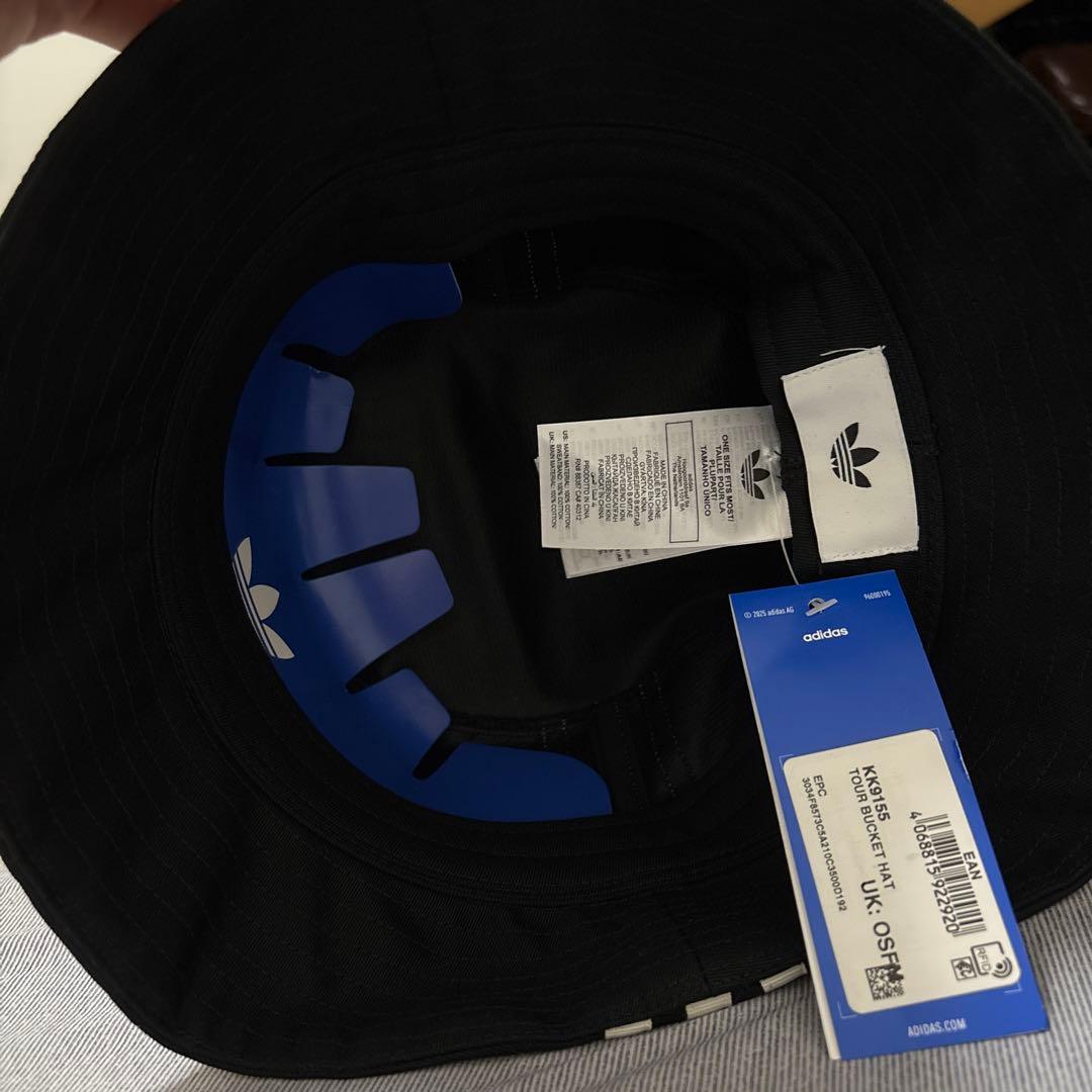 <日本未発売>oasis アディダス バケットハット 希少ブラックM/Lサイズ