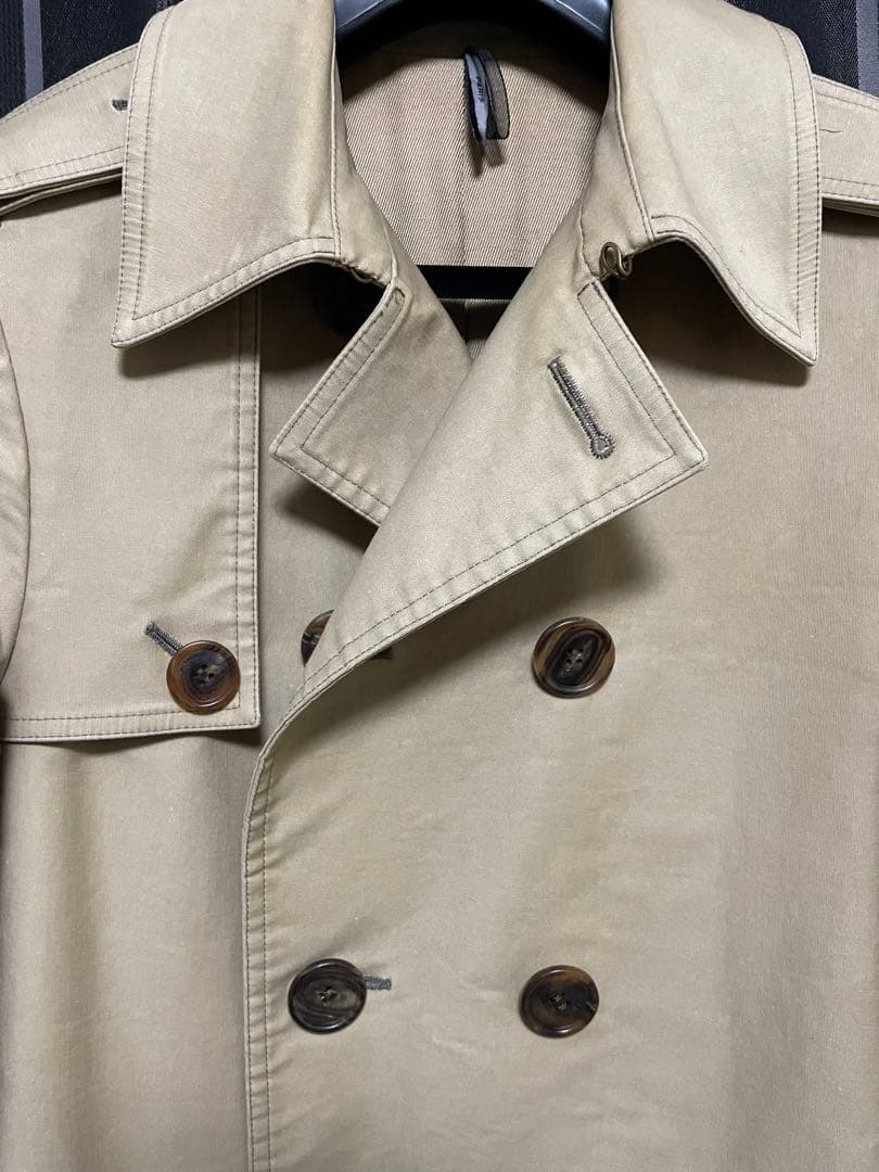 Dior homme 07AW ベルト付きトレンチコート 42