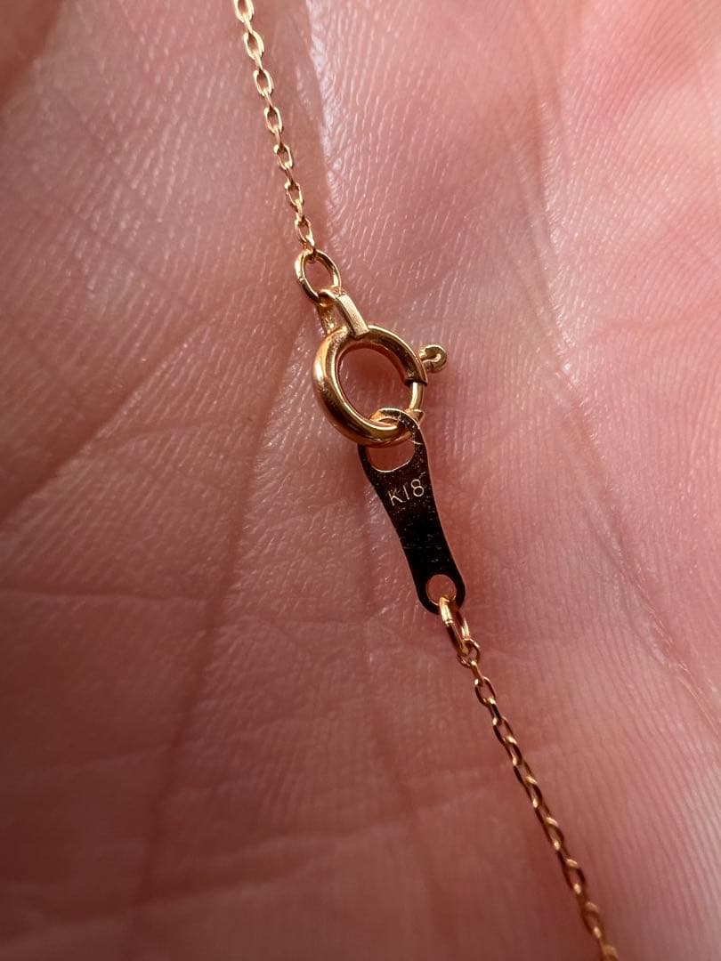 K18 ダイヤ0.06ct ネックレス